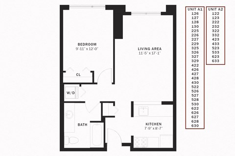 Columbia 1 Bedroom